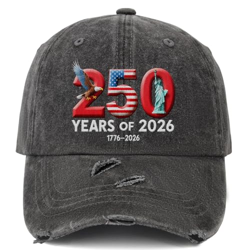 250th Anniversary Golf Hat Running Embroidered Caps for Men - color: 250th Anniversary 3